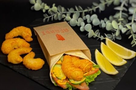 Ролл с креветками