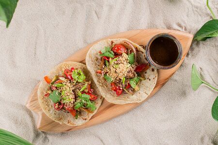 Тако с говядиной