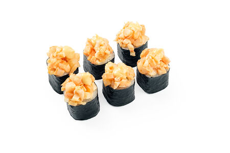 Ролл тартар с креветкой