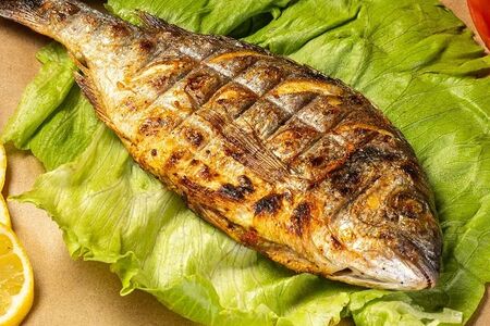 Дорадо на мангале