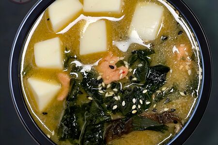 Мисо-суп с лососем