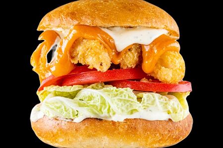 Бургер с креветкой