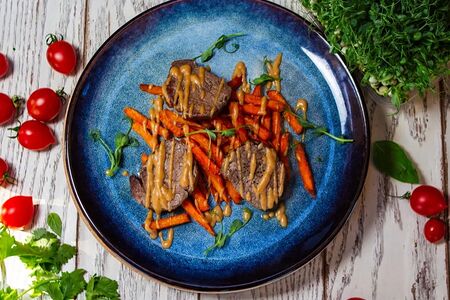 Говядина с бататом