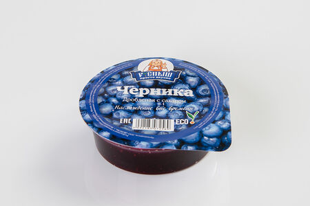 Черника протертая с сахаром