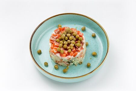 Оливье с мясом