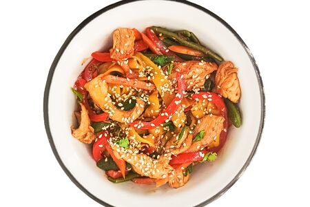 Вок со свининой