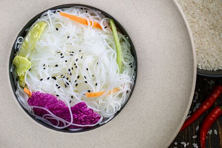 Вок Рисовая лапша с овощами