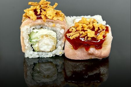 Ролл Креветка в беконе