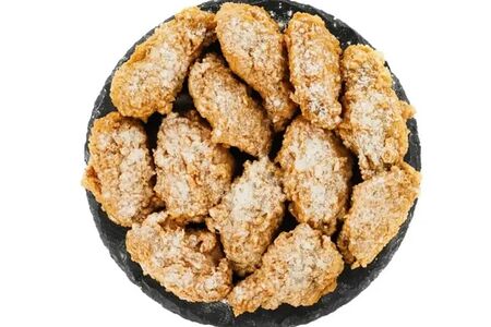 Крылья с сырной пудрой