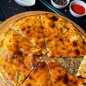 Кубдари мясной пирог