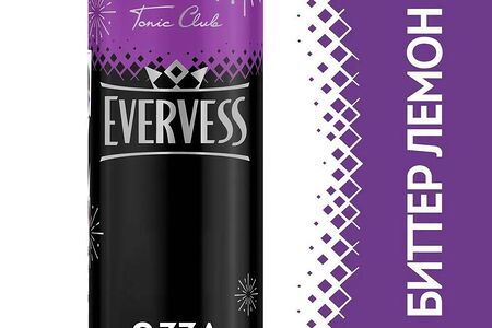 Напиток газированный Evervess Биттер Лимон