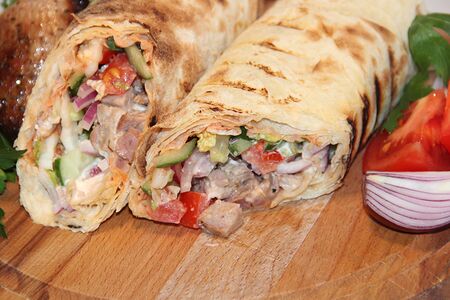 Шаурма классическая из свинины