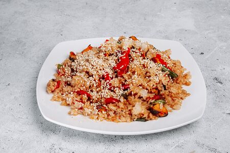 Тепан с морепродуктами