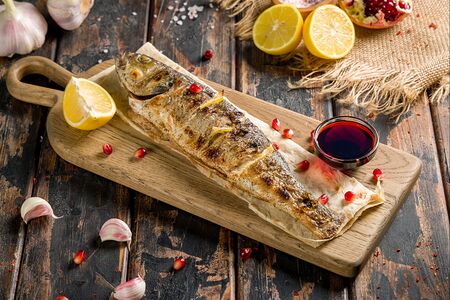 Шашлык из сибаса