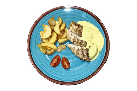 Куриная грудка в карри