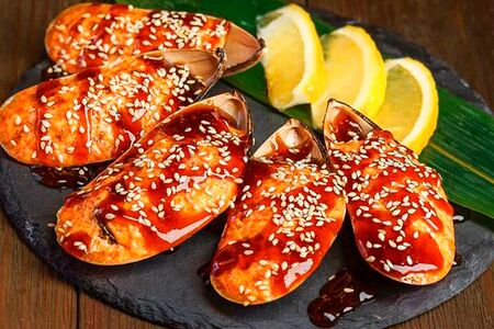 Запеченные мидии Гигант