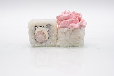 Ролл Лава с креветкой