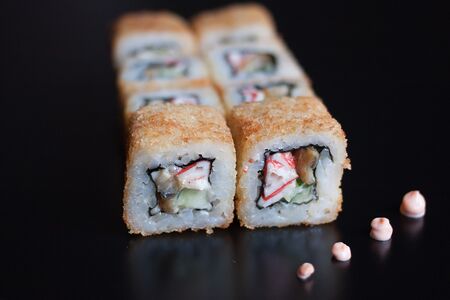 Темпура ролл с крабом