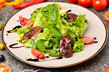 С куриной печенью