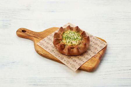 Калитка с творогом и зеленью