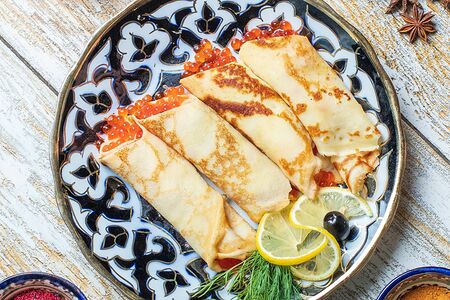 Блинчики с икрой