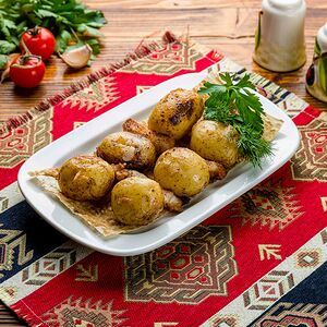 Картофель с курдюком