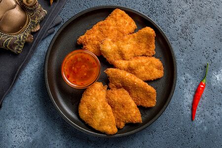 Куриные наггетсы в кокосовой корочке