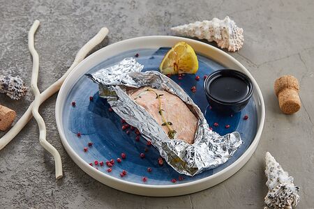 Лосось в фольге