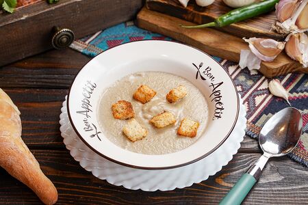 Суп-пюре из шампиньонов