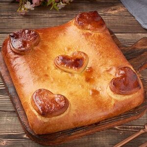 Пирог с картофелем и грибами