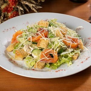 Салат с семгой 