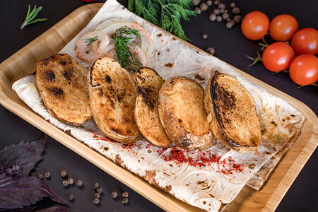 Картофель на мангале