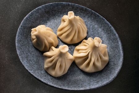 Хинкали с говядиной и свининой