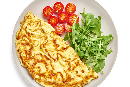 Омлет с ветчиной и сыром