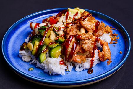 Поке с цыпленком