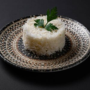 Рис отварной с овощами 