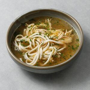 Куриный суп с домашней лапшой