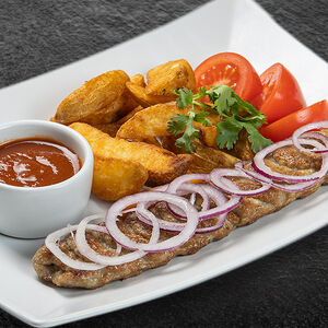 Люля кебаб из курицы с картофелем