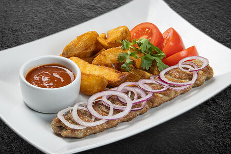 Люля кебаб из курицы с картофелем