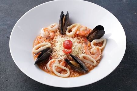 Ризотто с морепродуктами