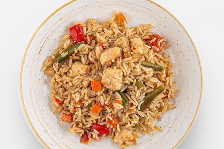 Плов с курицей по-восточному