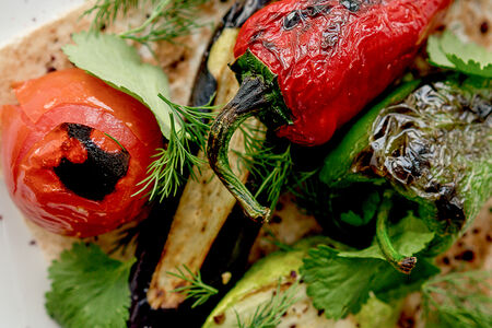 Овощи на углях