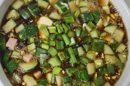 Окрошка на квасе