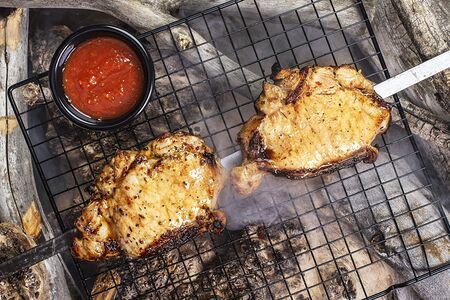 Шашлык из cвинoй корейки