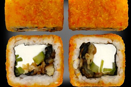 Жареный с угрем