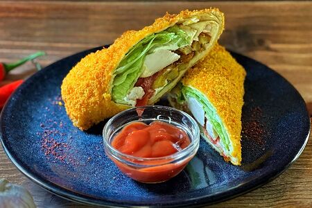 Жареная тортилья-ролл