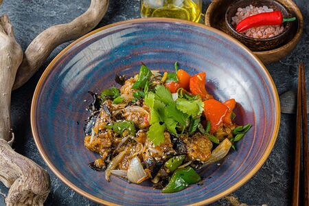 Говядина в перечном соусе