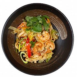 Удон с креветкой