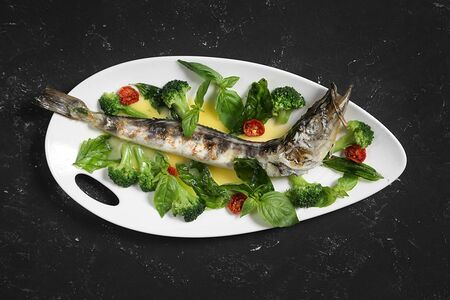 Ледяная рыба с брокколи