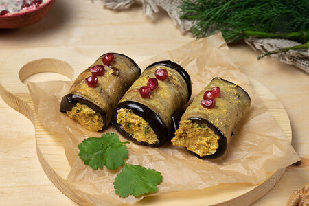 Баклажаны с орехами